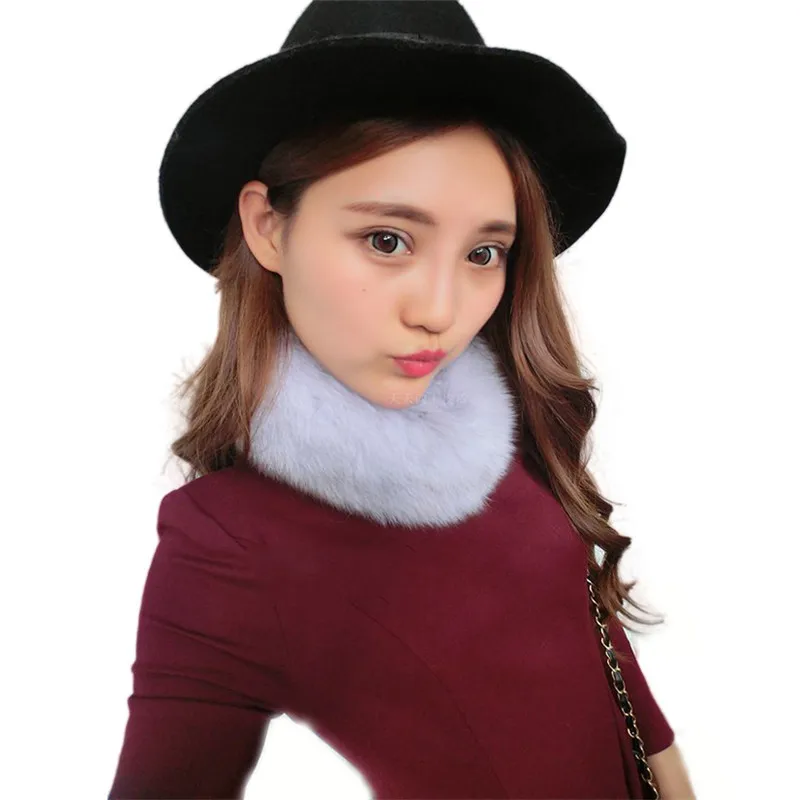 Hot Sale Real Fox Fur Collar Women Natural Fox Fur Scarf Winter Minter Multiple Colour Fur Scarves