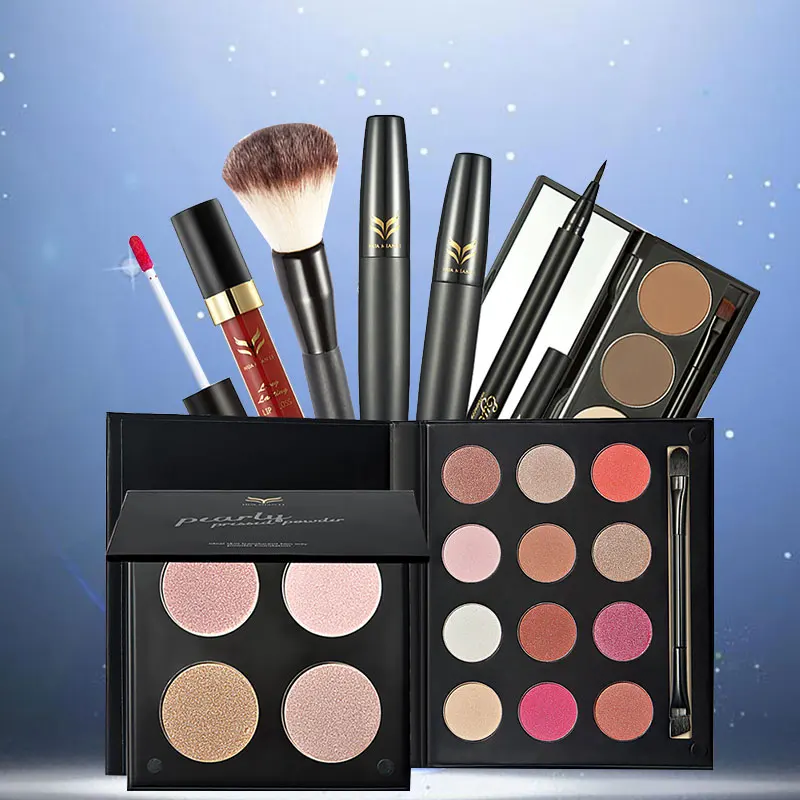 

Women Girls Cosmetic Makeup Set Eyelash Cream Eyeliner Combination Kit
