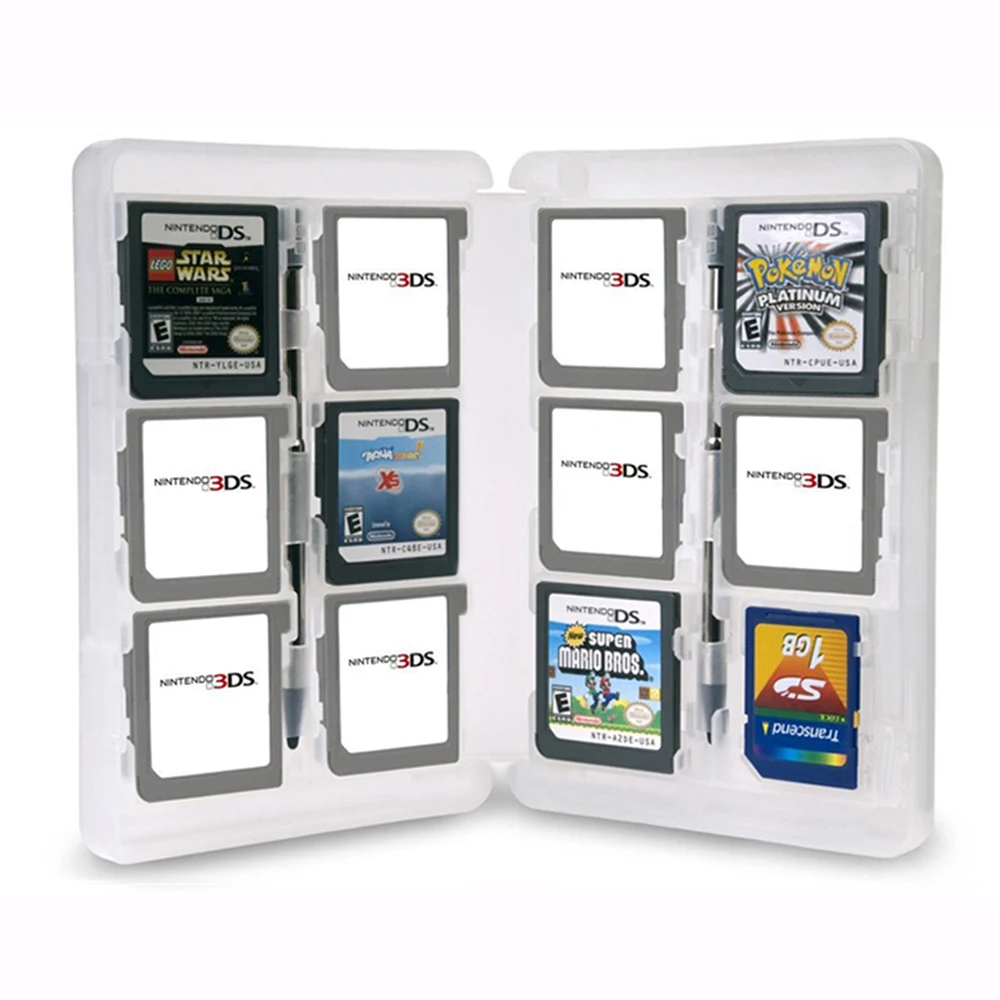 28 слотов, держатель для карт памяти, чехол для карт, коробка, картридж, защита от пыли, защита от царапин для nintendo 3DS LL XL DS, игровые карты