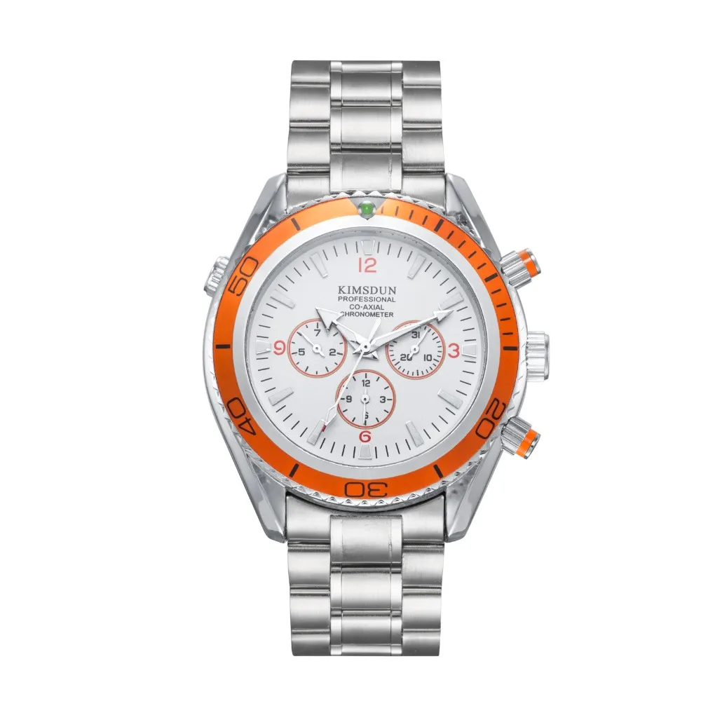 

2019 KIMSDUN Mens Watches Top Brand Luxury Casual Leather Quartz Clock Male Sport Waterproof Watch Gift Gold Watch Men Relogio M