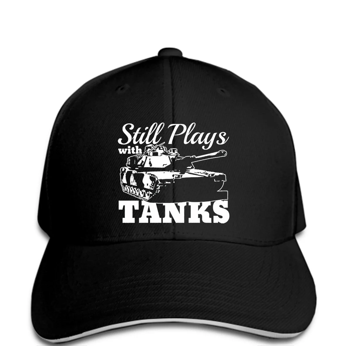 

Still Plays With Tanks WWII World War of 1939 Panzer Mens Baseball cap