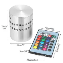 Светодиодный спиральный настенный светильник 3 Вт светодиодный настенный светильник бра AC85-265V алюминиевый настенный/потолочный светильник для KTV