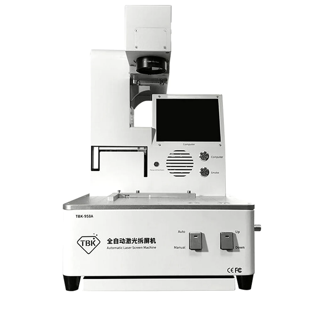 

TBK-958A Laser Engraving Machine For IPhoneX XS Max 8 8+ Back Cover Marking Lettering Built-in Computer LCD Laser Repair Tools