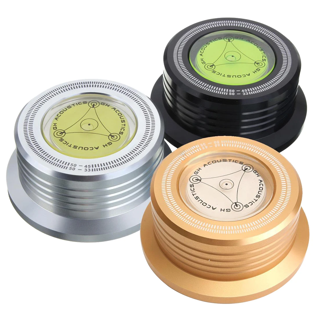 

SALES 5x3 colors random Clamp LP Disc Stabilizer Turntable For Vibration Balanced