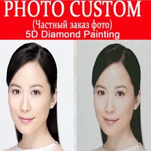 Zhuistar квадратные/круглые фото на заказ, алмазная живопись, вышивка крестом, 3D, DIY, алмазная вышивка, 5D, Алмазная мозаика, домашний декор