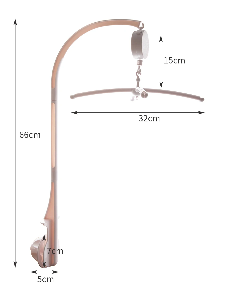 1 Набор детских игрушек белый комплект кронштейна для погремушек детская кроватка Мобильная шерстяная кровать колокольчик игрушечный держатель кронштейн заводная Музыкальная шкатулка Прямая поставка