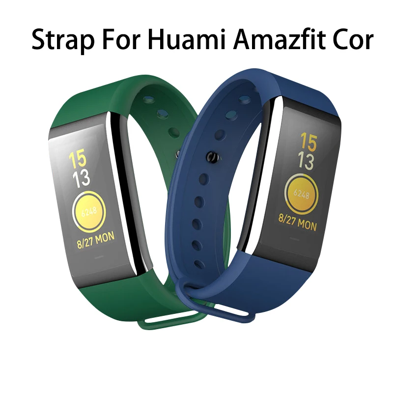

Silicone wear Watch Strap for Huami Amazfit Cor Replacement Comfy Colorful Bracelet Watchband for Huami Amazfit Cor band M21