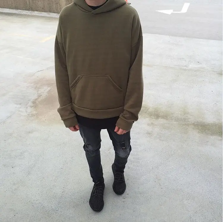 HZIJUE Europe Men's Hoodies Streetwear KANYE with OVERSIZE