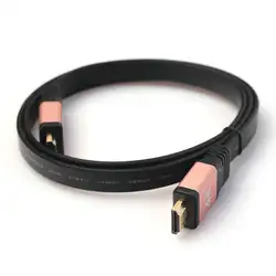 1 м ~ 10 м HDMI 2.0 4 К 30AWG HD 18 Гбит 3D Audio Return Ethernet HDMI плоский кабель адаптер позолоченный Sep14