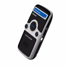 YOUCHUANGMEI A6 Solar Bluetooth handsfree car kit fm Stereo Transmitter many Language Display bluetooth speaker
