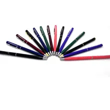 Новое поступление Ролик Шариковая ручка ролика напечатанные с вашей компанией URL/логотип/электронной почты 80 шт. A партия 10 видов цветов на выбор