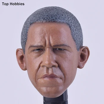 

VERY HOT Custom Male Obama America Head Sculpt Carving Model 1/6 Scale Fit for 12 Inch HT Toys TTL Phicen Body A-29