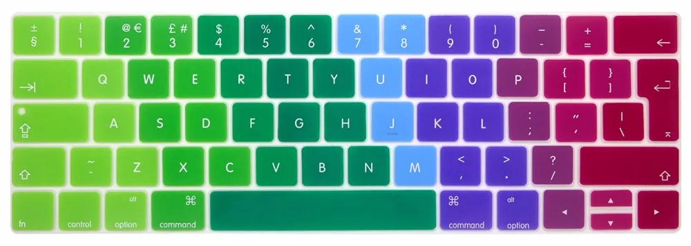 Силиконовая Защитная крышка клавиатуры для MacBook Pro 13 &quot15&quot Retina с TouchBar (выпуск 2016