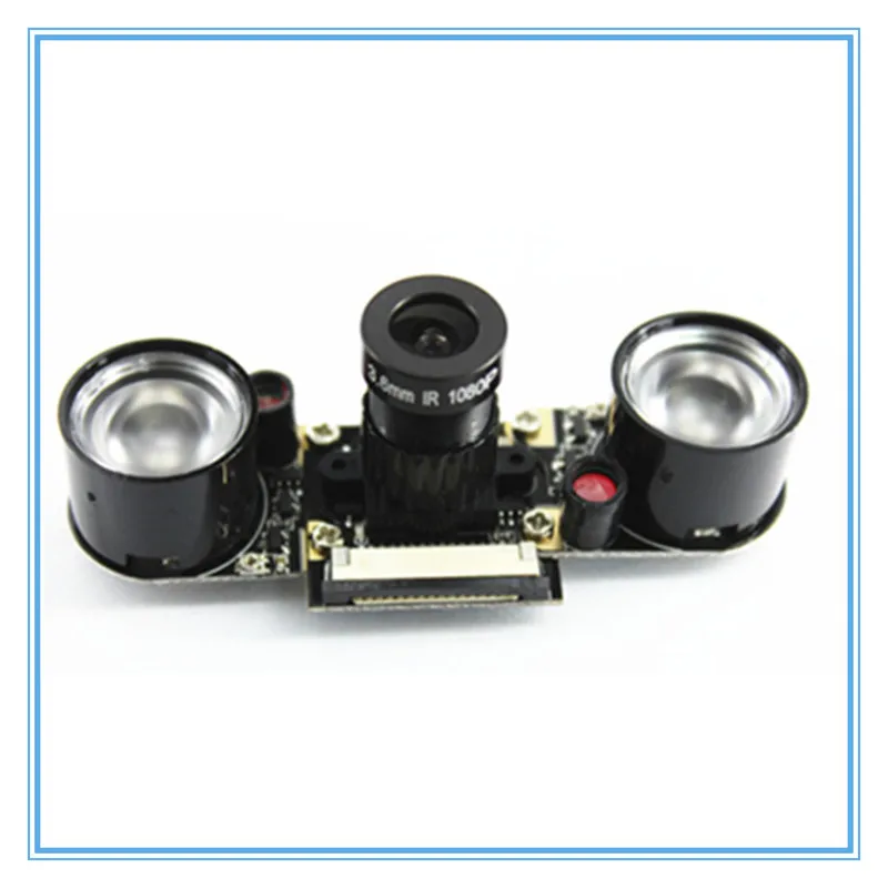 Raspberry Pi 3 Night Vision Fisheye Camera 5MP OV5647 72 Degree Focal Adjustable Camera for Raspberry 1
