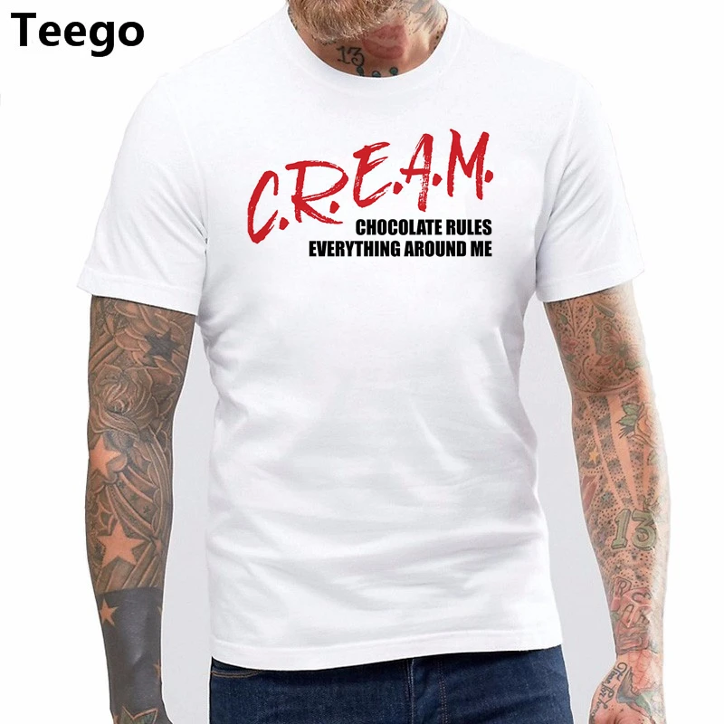 

men wu tang tee-shirt C.R.E.A.M. tops mens cotton tshirt 2018 new free shipping fashion clothes bigger size