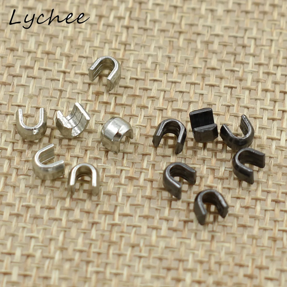 Lychee 260 шт. 3 # совершенно новый металлический застежка молния U образный