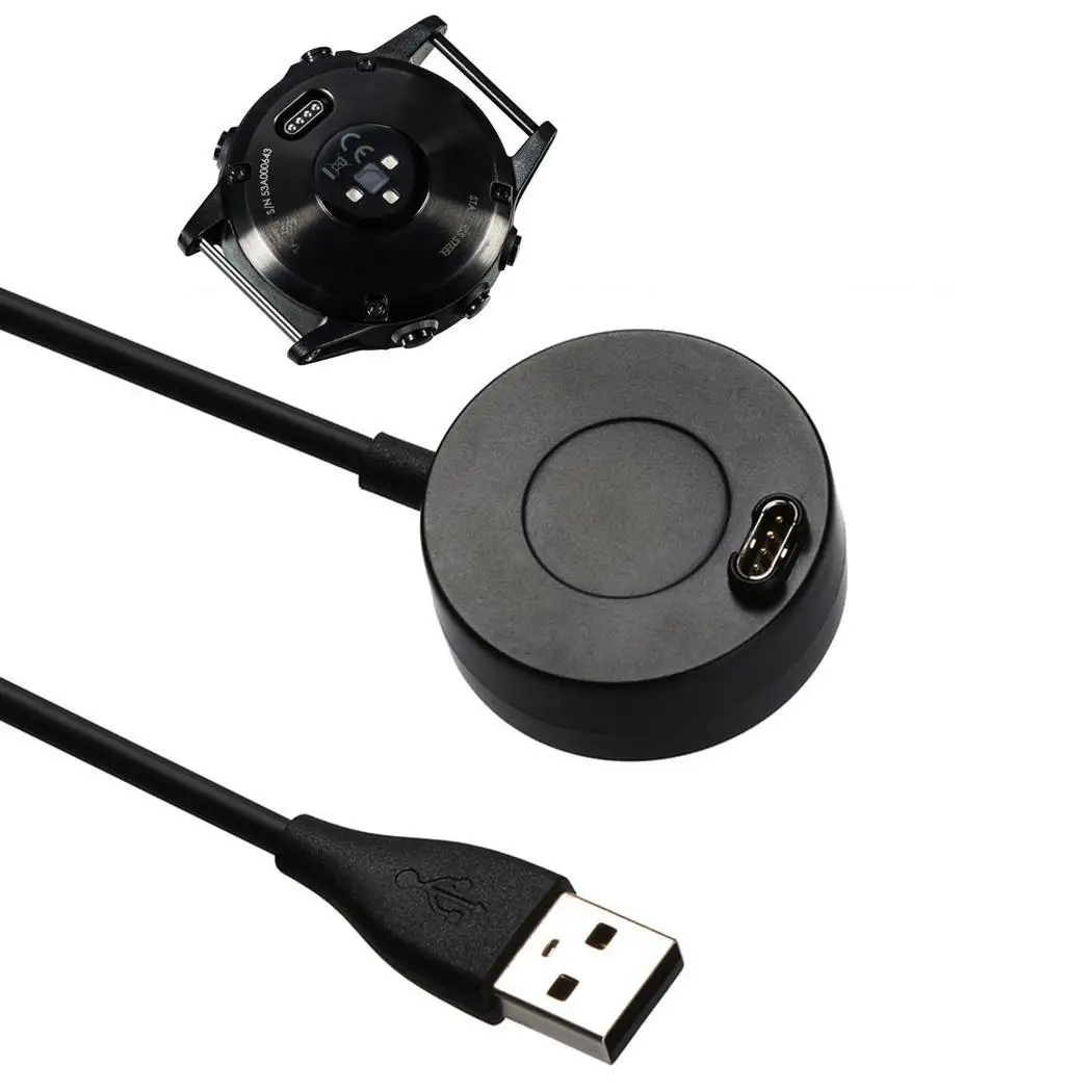 

Fast Charging Power Source Charger Dock For Garmin Fenix 5/5s/5x Plus Black Watch