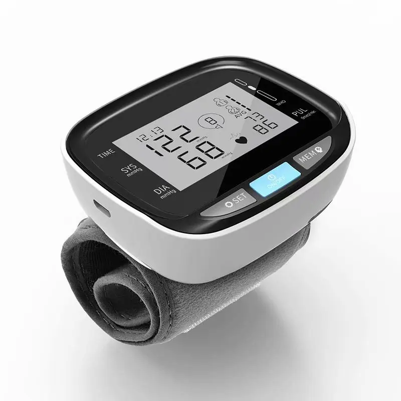 

2020 Wrist Digital Blood Pressure Heart Rate Monitor Tensiometer BP Pulse Rate Meter Manometer Automatic Sphygmomanometer