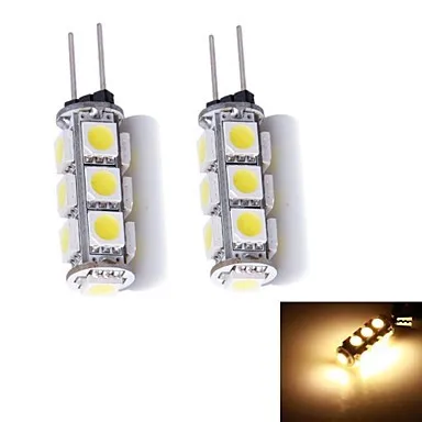 HRSOD G4 W 13 SMD 5050 130~ 150 LM теплый белый/холодный белый двухконтактный свет DC 12 V