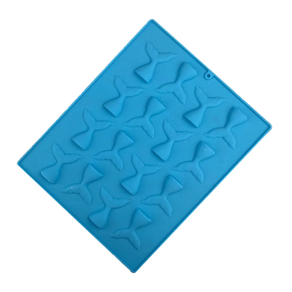 

New Mermaid Tail Chocolate Silicone Mold Cookies Fondant Cake Molds Candy Pastry Mould Biscuits Baking Cake Decoration Tools