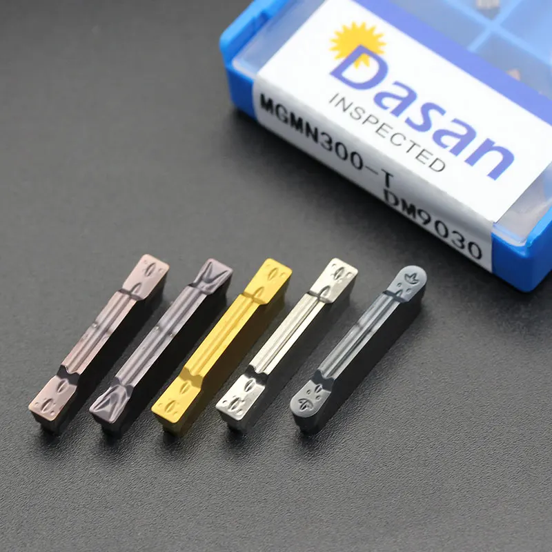 10pcs MGMN300-H LF6018 Carbide Insert 3mm Grooving Cut Off Tool stainless steel