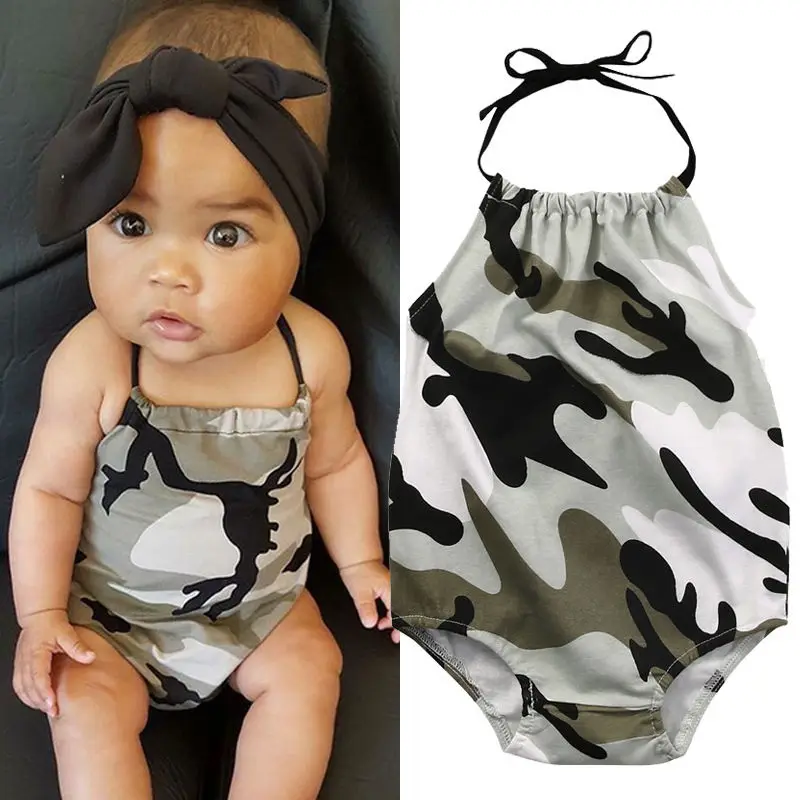 Buy Newborn Baby Girls Clothes Infant Bebes Camouflage