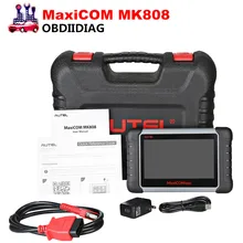 Новые 7 дюймов autel MaxiCOM MK808 автомобильный диагностический сканер с ИММО/EPB/BMS/TPMS/DPF Услуги заменить EU908