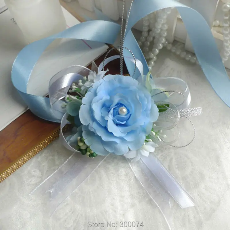 Light blue flower  corsage