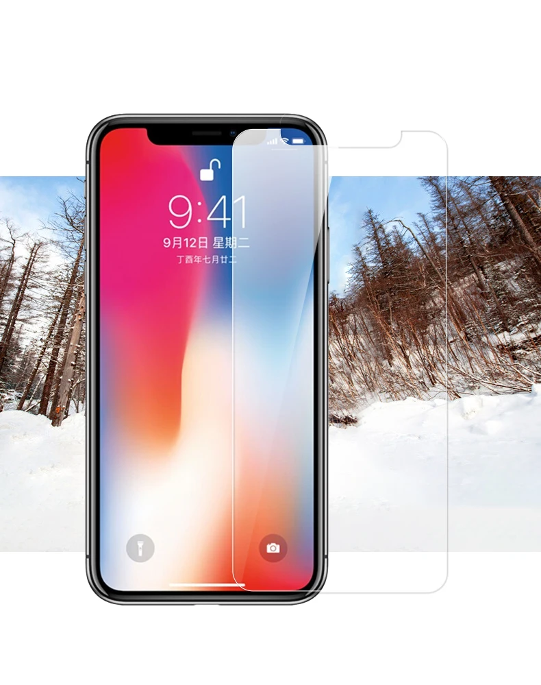 2.5D 0,3 мм переднее и заднее закаленное стекло для iPhone на Xs 6 6S 7 8 Plus 5 5S SE XR XS Max Защита от царапин заднее защитное стекло пленка