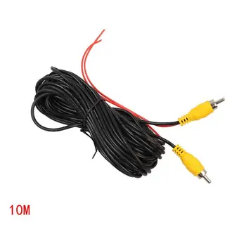 

RCA Video Cable Car Reverse Rear View Parking Camera Video Cable with Detection Wire Audio Converter Cable 10/12/15/20M