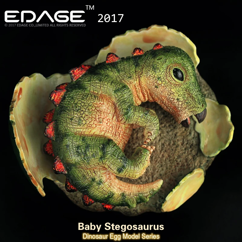 EDAGE детский Стегозавр мир Юрского периода модель динозавра Дракон динозавра яйцо инкубационное древняя коллекция для взрослых