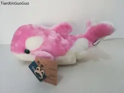 Около 35 см розовый мультфильм Дельфин плюшевые игрушки мягкие куклы игрушки Подушка подарок на день рождения s2116
