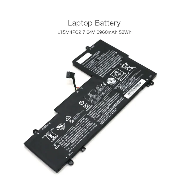 Оригинальный аккумулятор для ноутбука Lenovo Yoga 7 64 6960-11 710-14ISK 63/71 V 710 mAh 53Wh L15M4PC2 2ICP6/710-2