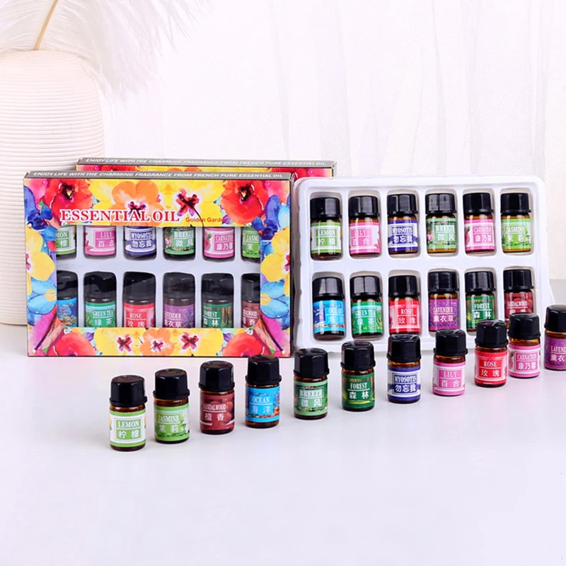 

Water-soluble Pure Essential Oils Aromatherapy Diffusers Essential Oils Organic Relieve Stress Oil Skin Care Help Sleep TSLM2