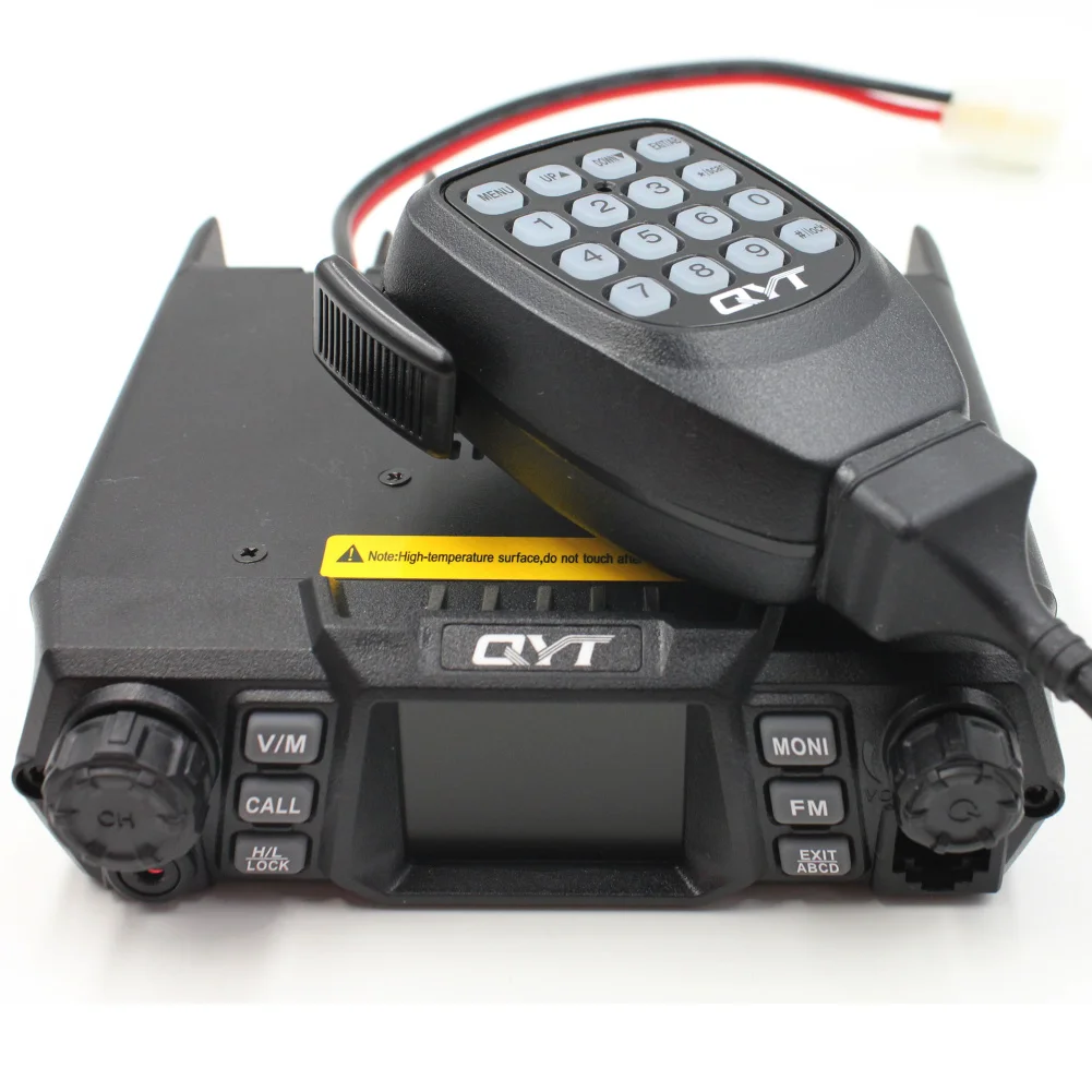 75 Вт QYT KT-980Plus двухдиапазонный четырехдиапазонный дисплей Автомобильный багажник FM мобильный трансивер двухстороннее радио Обновление версии KT-UV980