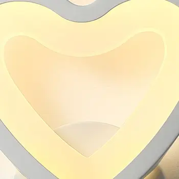 

LED Light Wall Lamp Acrylic Night Sconce 12W AC90-260V Lovely Heart Shape Indoor Bathroom Bedroom Living Room Hallway Decoration
