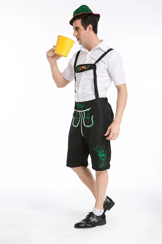 Карнавал мужчины Германия Bavarian Бармен косплей Munich костюм для Октоберфеста костюмная вечеринка на Хэллоуин