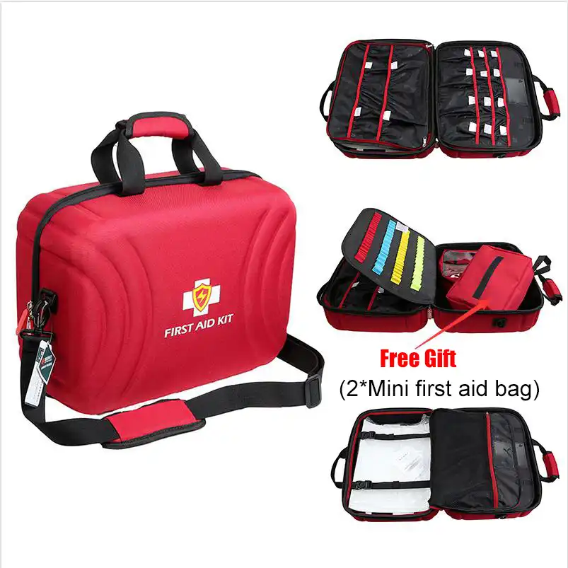 255pcs Large Size Handy First Aid Kit Bag Emergency Kit Medical Rescue