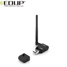 EDUP 300 Мбит/с беспроводной Mini-USB Wifi адаптер ТВ с 6dbi внешняя антенна 802.11N usb-ключ EP-MS8512 DHL 20 шт./лот