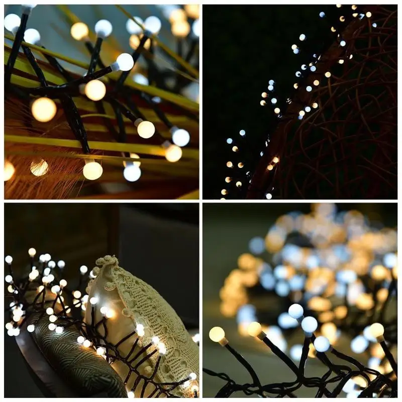 

8M 400LED Firecrackers String Light 8 Modes Fairy String Light for Outdoor & Indoor Home Cafe Holiday Festival Wedding Lighting