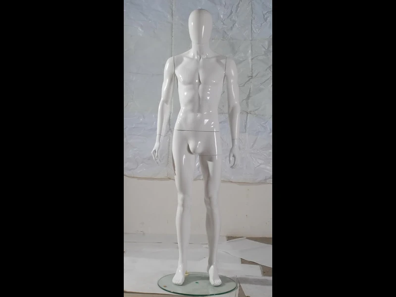 EMP-BMM01  high glossy white male mannequins_06
