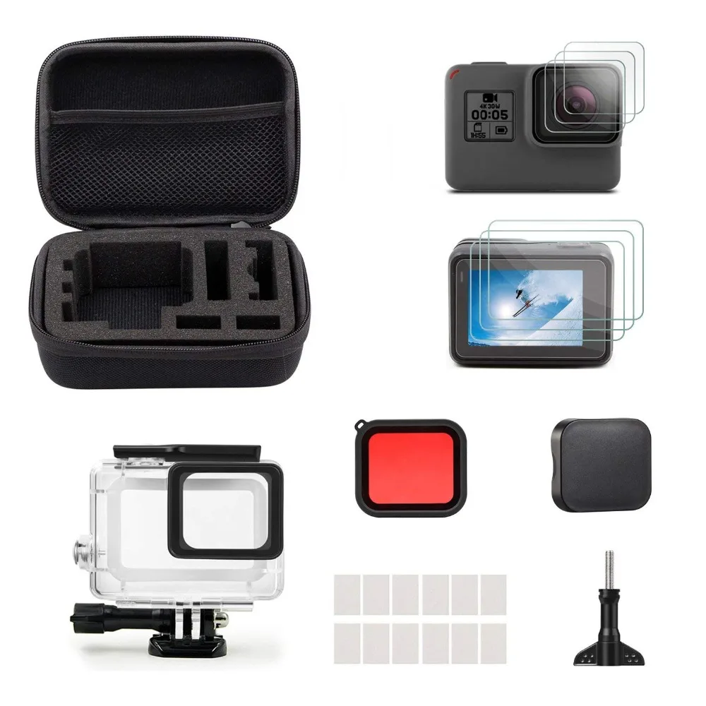 

23 in 1 Accessories Kit Mount for Gopro Hero 2018 Hero 6 Hero 5 Go Pro Hero6 Hero5 GoPro Hero 7 Black Action Camera