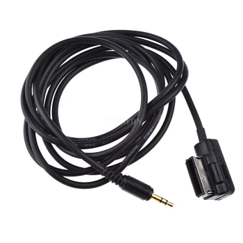 

200Pcs/Lot 1M Music Interface MDI AMI 3.5mm Jack Aux-IN MP3 AUX Cable Adapter for Audi VW