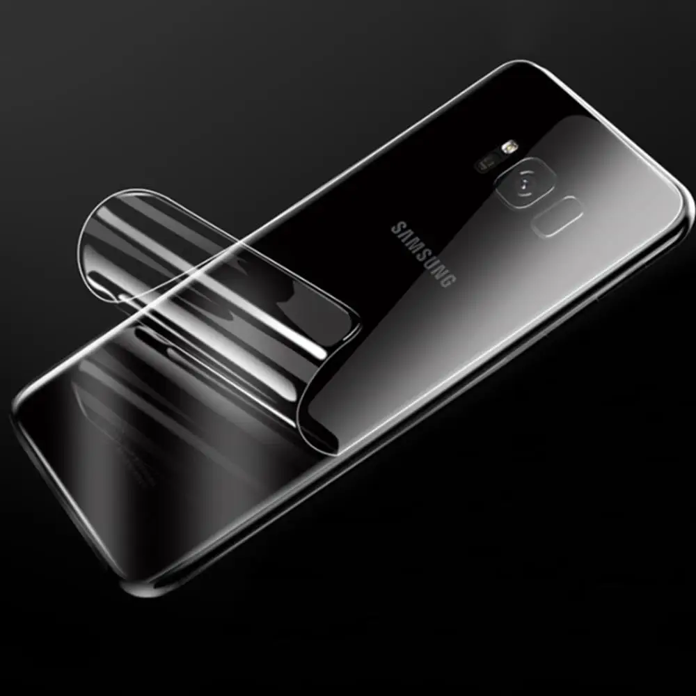 Защитная пленка 9D для Samsung Galaxy A50 A80 A70 A60 A30 A7 A8 2018 Гидрогелевая из ТПУ S10 Plus Note 9 8