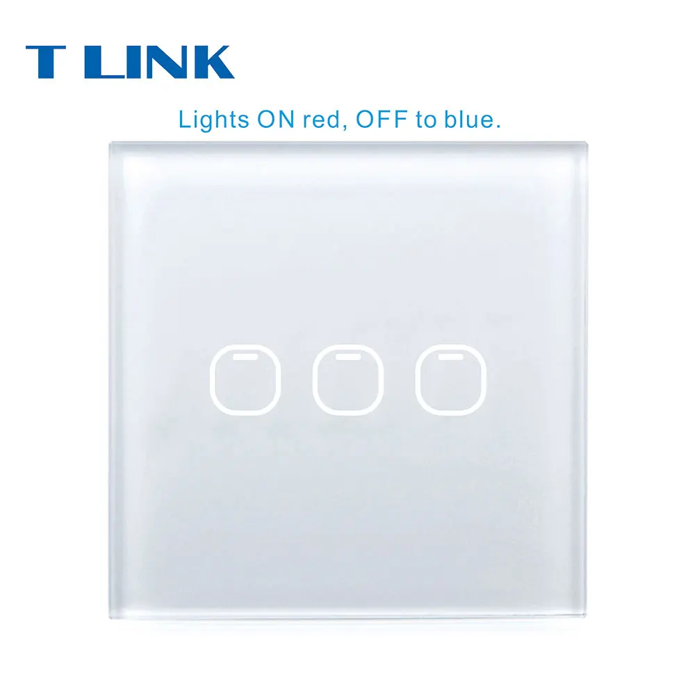 Interruptores e Relés 3 gang 1 vias interruptor Marca : Tlink