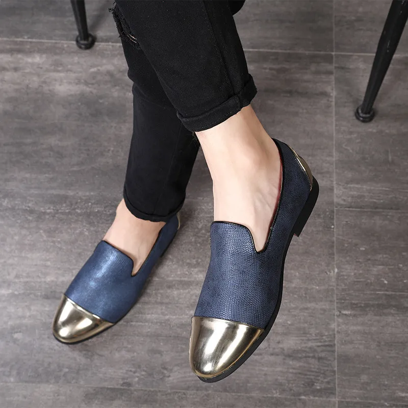 di grigi midi rossi Matrimonio uomo neri Design 48 dimensioni scarpe mocassini mocassini Party Merkmak lusso blu comodi mocassini stile grandi in metallo mocassini Linee Mocassini elegante da festa di sottili Cp0Xwqg