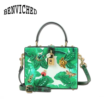 

BENVICHED 2020 Princess Luxury Handbags Women Bags Designer Diamonds Genuine Leather Women Shoulder Bag Evening Bag L068