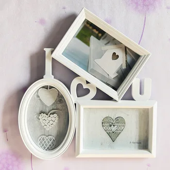 

Hot Selling Newest Factory Direct Selling Plastic Combination Frame Picture Frame Children Baby Hanging Wall Frame Wholesale