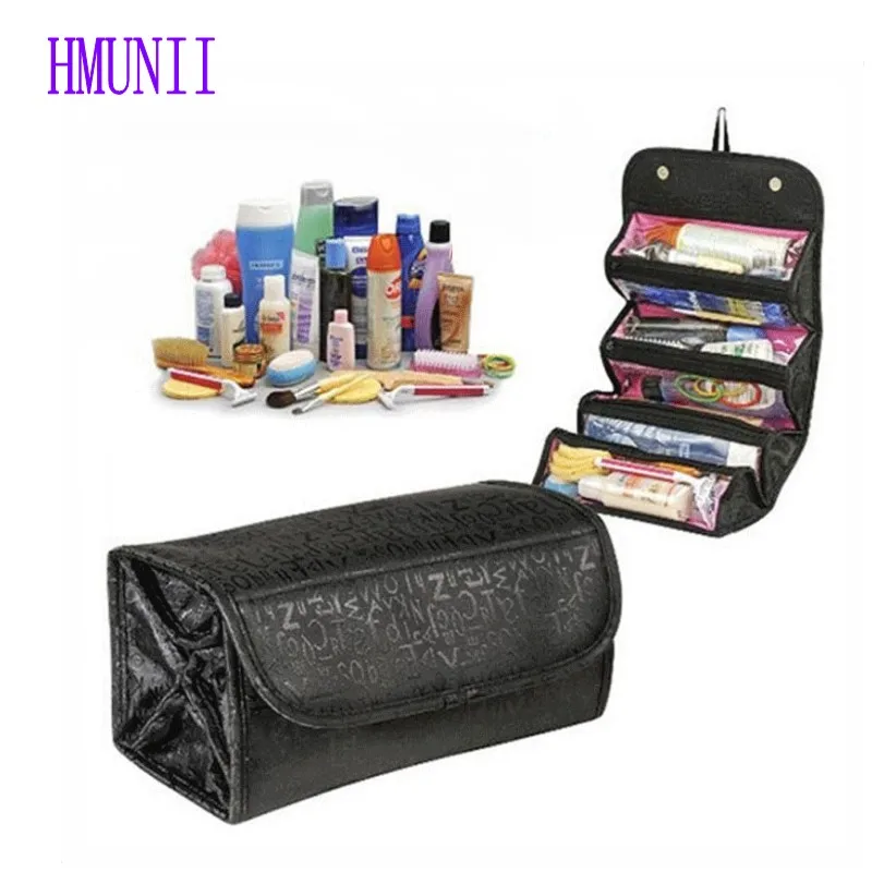 

Multifunction Women Travel Makeup Cosmetic Bag Insert Organizer Handbag Purse Large liner Lady Travelling Bag Bolsas
