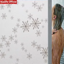 45cnx500cm снежинка шаблон электростатическое стекло пленка окно Матовый Офис Гостиная Спальня Непрозрачный солнцезащитный крем стекло наклейка